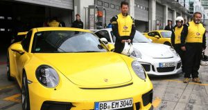 Alianza de Porsche y neumáticos Dunlop