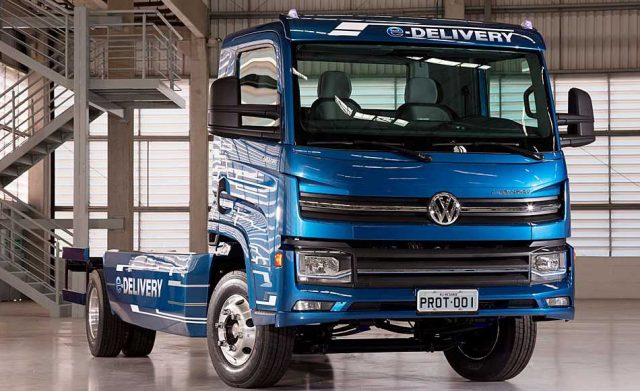 Fenatran 2017: Volkswagen presentó el e-Delivery, su primer camión eléctrico