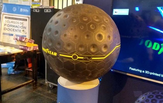 Goodyear presentó un neumático conceptual activado por inteligencia artificial