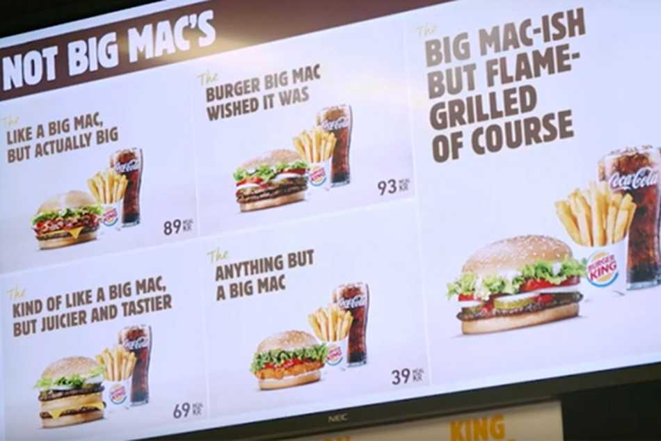 Burger King se burla de McDonald's tras perder la marca "Big Mac" en Europa