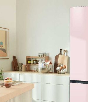 Las heladeras personalizables Bespoke de Samsung llegan en diversos colores y formatos