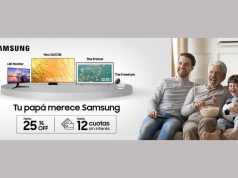 Celebrá a papá con hasta 12 cuotas sin interés en Samsung