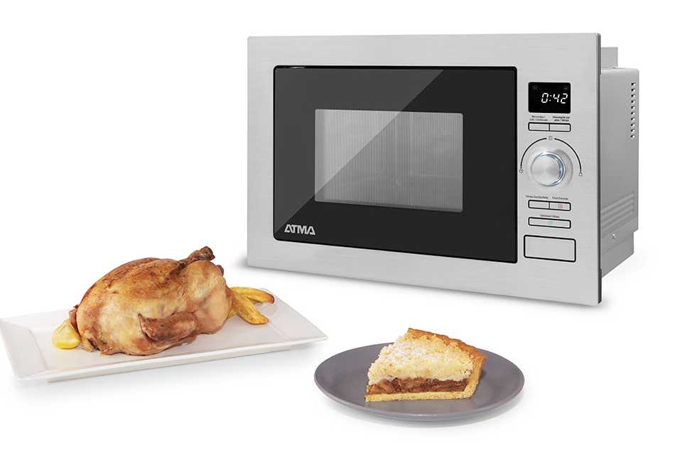ATMA presentó su primer horno microondas empotrable