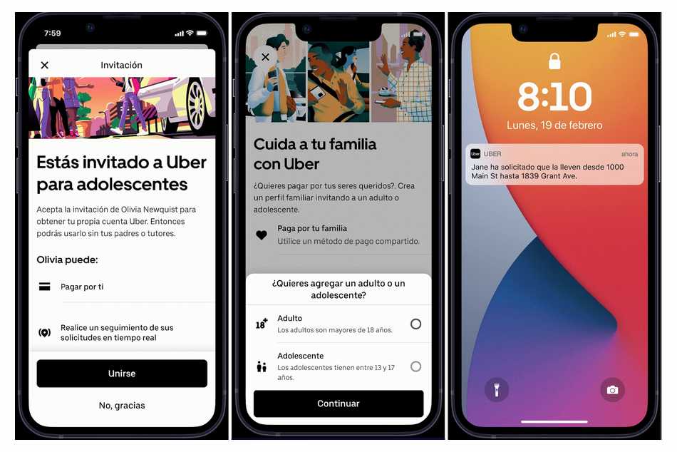 Uber Teens: Viajes seguros para adolescentes en Buenos Aires