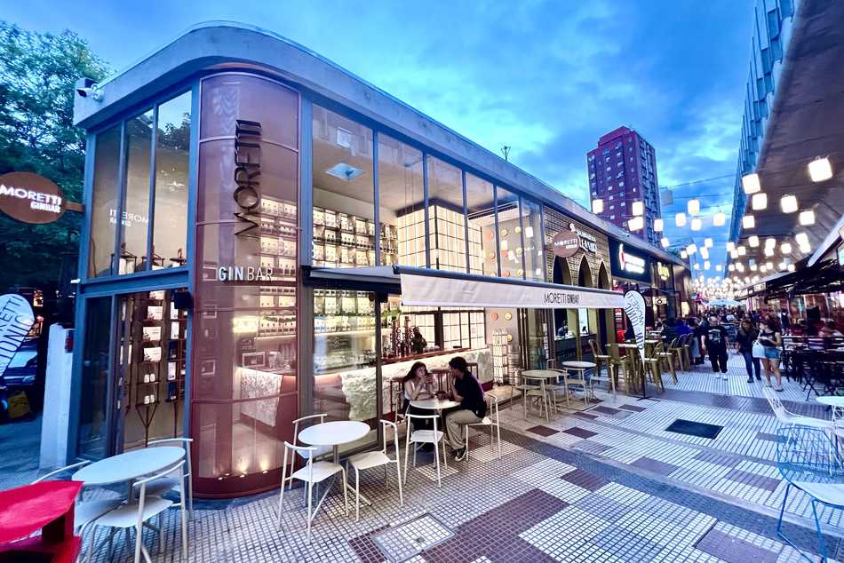Gin al paso: Moretti Gin Bar innova