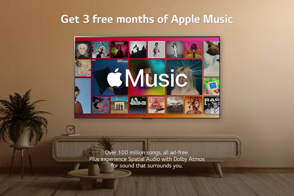 ¡Sumérgete en el sonido! TV LG y Apple Music te llevan a nuevas alturas
