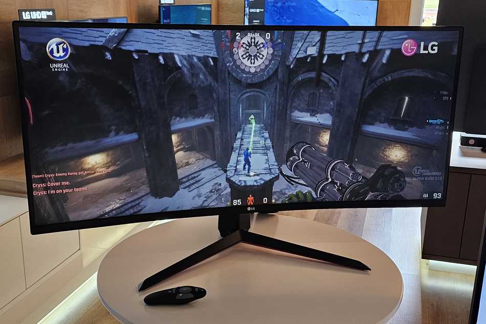 Monitor curvo LG para gamers exigentes