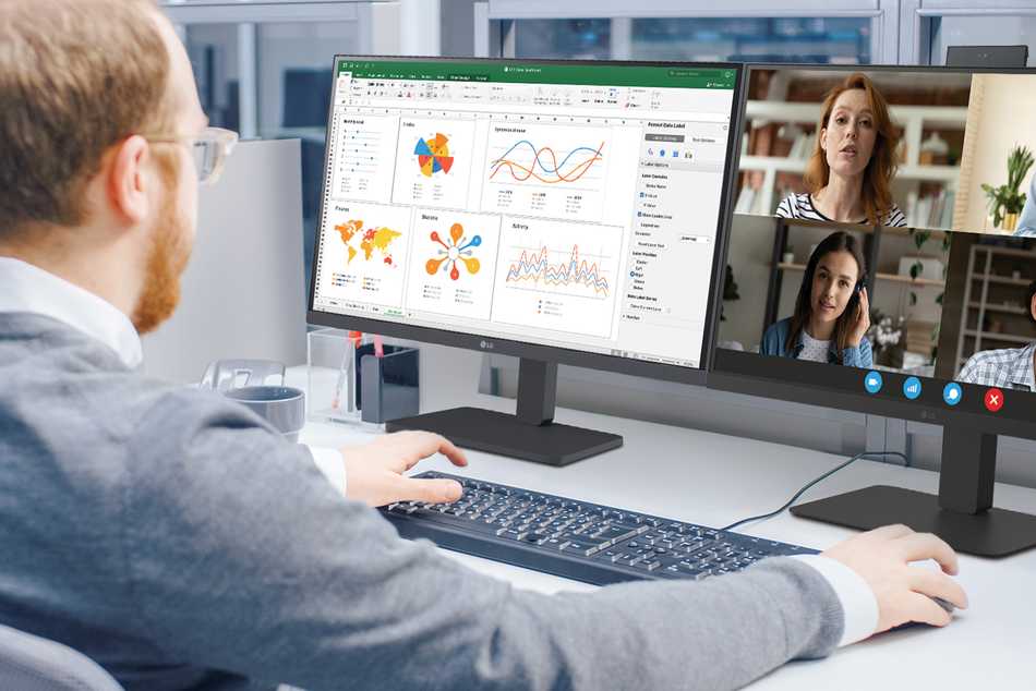 La nueva línea de monitores LG: diseño y confort
